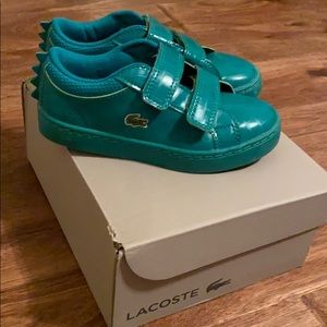 Lacoste green alligator sneaker size 10